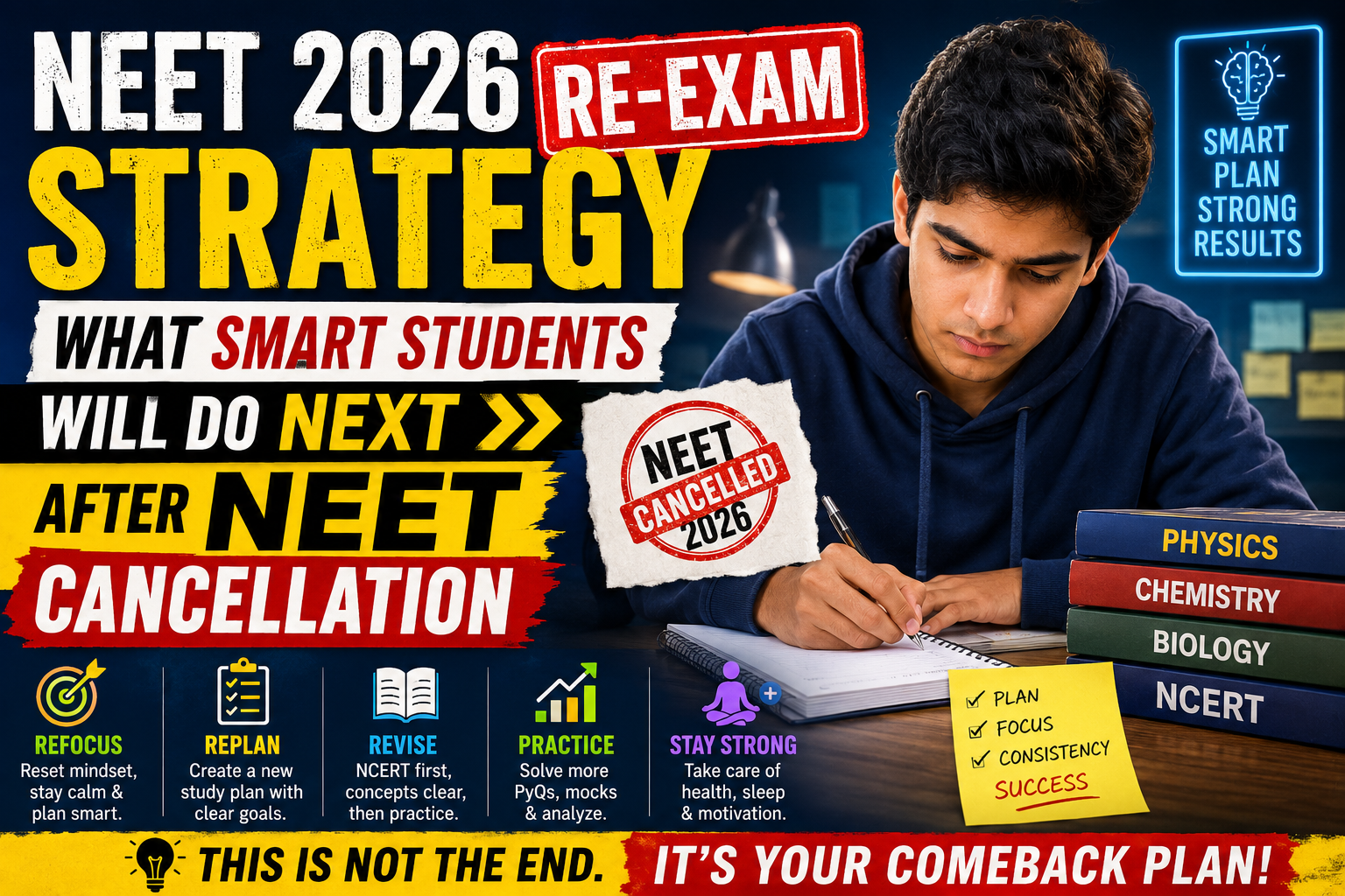What Smart Students Will Do Next? NEET 2026 Re-Exam Breaking Strategy